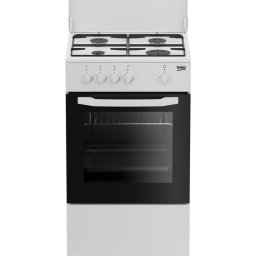 Cocina Independiente Beko CSG42009DW 50x50 4 Quemadores Gas Butano Blanco