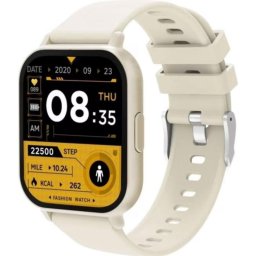 Denver SWC-176BE Bluetooth 7 días Beige Smartwatch Correa Beige