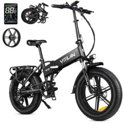 Bicicleta Eléctrica Vitilan V3 2.0 750W 48V 20" Todoterreno