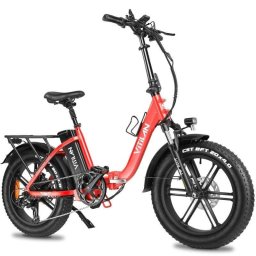 Bicicleta eléctrica plegable Vitilan U7 2.0 Motor 750W Batería 48V 20Ah Rosa