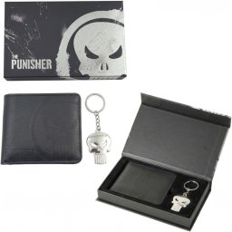 Set Regalo Cartera Y Llavero The Punisher Marvel El Castigador