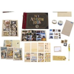 Set De Papelería Con Scrapbook Up Pixar