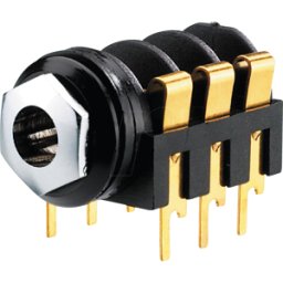 MON MZT-223G - MONACOR 6,3 mm jack estéreo enchufe chapado en oro