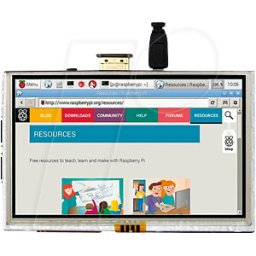 FREI RASP PI 5TD 2 - Raspberry Pi Shield - pantalla LCD táctil, 5", 800x480 p&