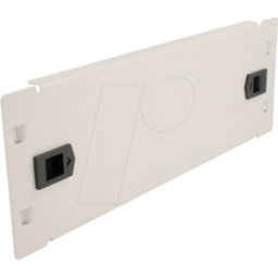 DELOCK 66631 - Cubierta ciega 10", sin herramientas, 2U, gris