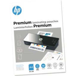 HEWLETT PACKARD HP PLA9125 - Láminas laminadoras, DIN A3, 250 MIC, 50 piezas