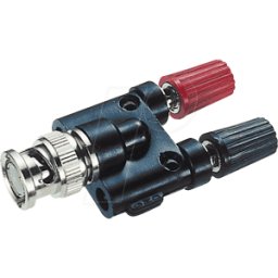 FREI GE 860 - Adaptador BNC, conector BNC/2 terminales de pines