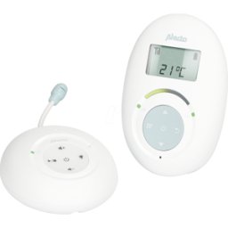 ALECTO ALO DBX120 - Monitor de bebé DECT con modo ECO completo y pantalla, blanco /