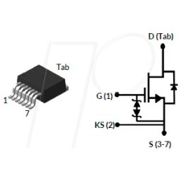 QORVO UF3C120080B7S - FET en cascada de SiC, 1200V 28,8A Rdson 0,08R, D²Pak-7L