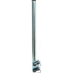 EASYFIND 330006 - Mástil de acero 80cm con abrazadera doble 48mm