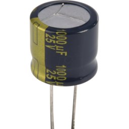 PANASONIC FC-A 1000U 25B - Elko radial, 1000microF, 25V, 105 °C, ESR baja, AEC-Q200