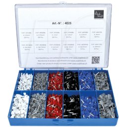 VOGT AG VT SORT 4025 - Surtido de terminales de cable aislados, 0,5-4,0 mm², 2065 pieza