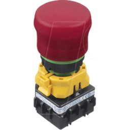 IDEC ID XW1ELV4TG13Q4 - Interruptor de parada de emergencia XW, 38 mm, 3 NC, 1 no.