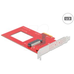 DELOCK 90071 - Tarjeta PCI Express x4 a 1 x interna U.3