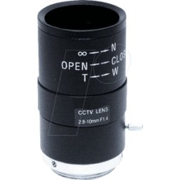 LUPUS OBJ LE 11901 - Objetivo de 2,8 – 12 mm para cámaras de vigilancia