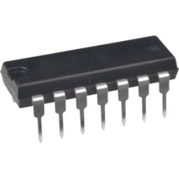 MOTOROLA MC 1489AP - RS232, 4 receptores, DIL-14
