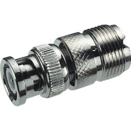 FREI K 412 - Adaptador BNC, conector macho BNC / conector hembra PL UHF