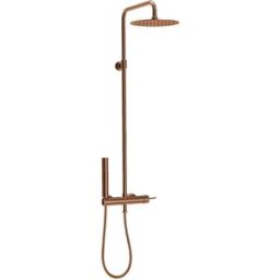 Luisa Columna de ducha mecánica cobre cepillado Essebagno