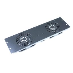 Kimex Kit de 2 Ventiladores para Armario Rack 19" 3U