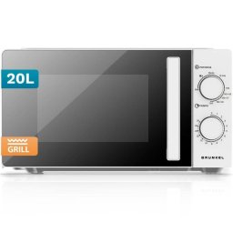 Microondas Grunkel MWG-20GRILL 20L 700W con Grill Temporizador 30min