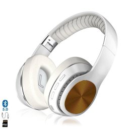 Auriculares Dam Electronics VJ320 inalámbricos Bluetooth 5.0 manos libres radio FM microSD negros