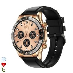 Dam Electronics E18 Pro Bluetooth NFC 1.32" 360x360 Negro IP67 Pulsómetro SpO2 Tensiómetro