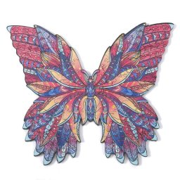 Puzzle de Madera DIY Mariposa A4 Policromado Dam Electronics