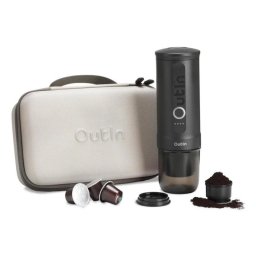 Cafetera de Cápsulas Outin OTEM-01-SG-Bag 7500 mAh 20 Bares Gris