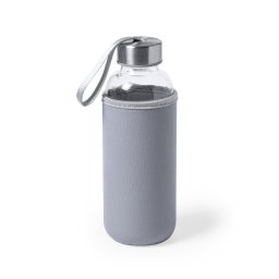 Bidón Cristal 420 Ml. Con Funda Soft Shell