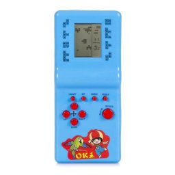 Dam Electronics Consola Portátil Retro Brick Game 26 Juegos Clásicos Azul