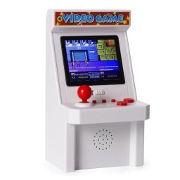 Dam Electronics Consola Arcade Retro Portátil 240 Juegos Pantalla 2 2 LCD Blanca