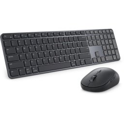 Teclado Dell Pro 7 Slim KM726 inalámbrico con teclas silenciosas y ratón, teclas de tijera