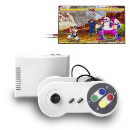 Dam Electronics D007 Retro portátil 3.5 pulgadas Gris 2000 juegos incluidos 2 mandos