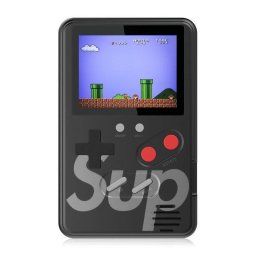 Dam Electronics Consola Portátil Retro 500 Juegos 2.4 Pulgadas Negro