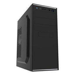 Caja PC CiT JETSTREAM-SILVER Midi Tower ATX 500W Negro Plata