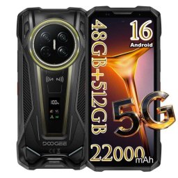 Doogee V Max 2 5G 16GB 6.78" 512GB Negro diseño rugerizado