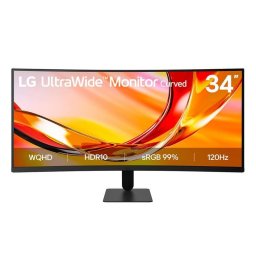 Monitor LG 34 Curvo UltraWide Quad HD 120Hz VA FreeSync Premium HDR10