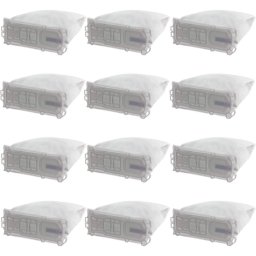 Conjunto De 12 Bolsas De Tela Para Aspiradora Vorwerk Compatible Con Modelos 135, 136, 135sc, Vk136