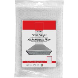 Filtro Universal Recortable Para Campanas Extractoras, Medidas 87x45 Cm, Con Indicador De Saturación