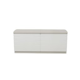 Baúl De Exterior De 450 Litros - Para Jardín Y Terraza Dimensiones 153 X 61 X 53 Cm - Color Beige