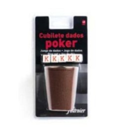 Juego de Azar Fournier Cubilete y Dados de Poker F29451