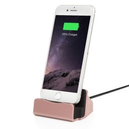 Base de carga Dam Electronics Lightning 8 pins con cable para iPhone