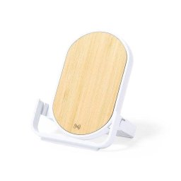 Cargador inalámbrico Dam Electronics Nature Bambú y Caña de Trigo 10W Carga rápida