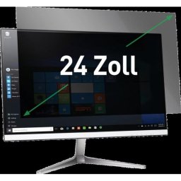 Filtro de privacidad de monitor Leitz 24" anti-reflexión y filtro luz azul