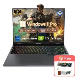 Portátil Blackview GamiBook 16 16" Intel Core i7-13650HX 16GB RTX 5060 1TB SSD Windows 11 Pro pantalla 2.5K