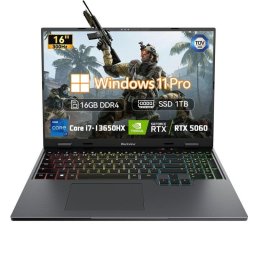 Portátil Blackview GamiBook 16 16" Intel Core i7-13650HX 16GB Windows 11 Pro 1TB SSD RTX 5060 pantalla 2.5K