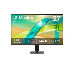 Monitor LG 27" FullHD 144Hz Fast IPS HDR10 FreeSync tiempo de respuesta 1ms