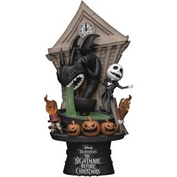 Figura The King Of Halloween Pesadilla Antes De Navidad Disney D Stage Diorama 16 Cms