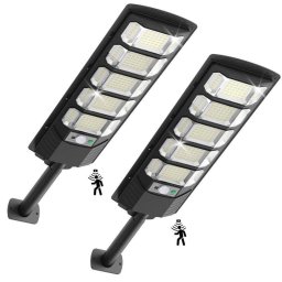 Farola Solar Autrucker 15000lm IP67 Sensor Movimiento Pack 2