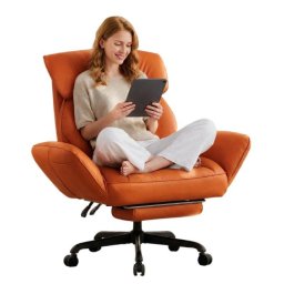 Silla de oficina Welltin 90°-135° reposabrazos giratorios piel sintética